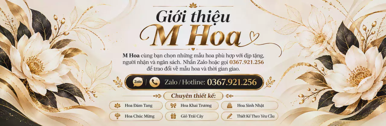 Ảnh bìa Shop hoa tươi Xã Tân Lập Lâm Đồng - Từ lời nhắn đến món hoa vừa ý